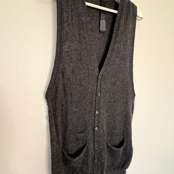 Isabel Benenato AW11 Cashmere Cardigan Vest L - Picture 8 of 8